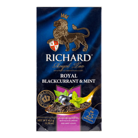 Թեյ «Richard Royal Blackcurrant and Mint» 42.5գ