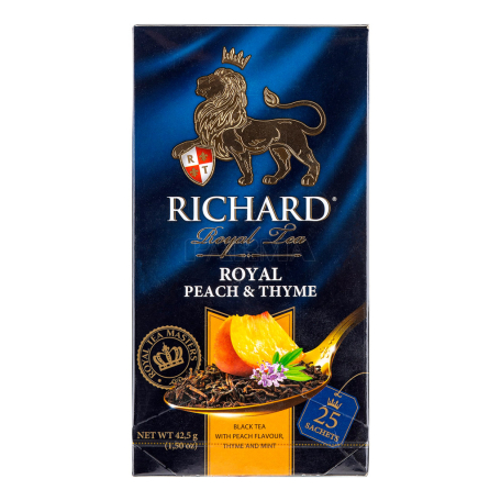 Чай `Richard Royal Peach and Thyme` 42.5г
