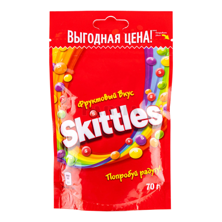Драже `Skittles` фруктовый 70g