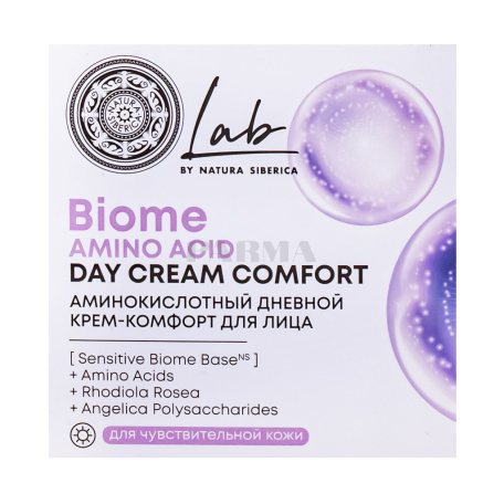 Դեմքի կրեմ «Natura Siberica Lab Biome» ցերեկային, ամինաթթվով 50մլ
