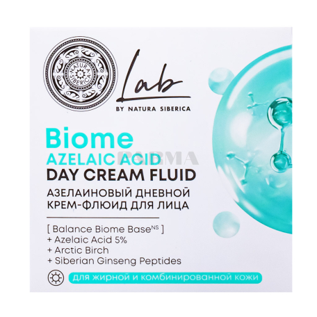 Դեմքի կրեմ «Natura Siberica Lab Biome» ցերեկային, ազելային 50մլ