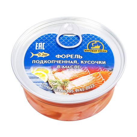 Кусочки форели 