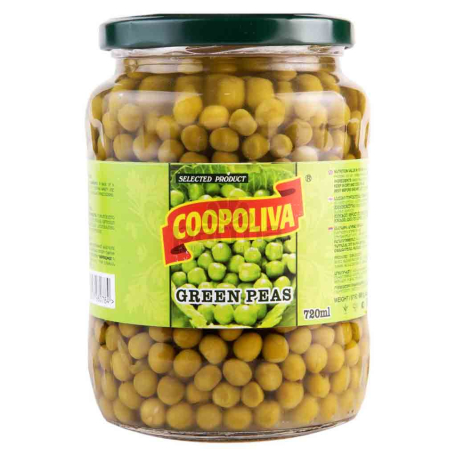 Կանաչ ոլոռ «Coopoliva» 720գ