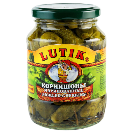Մարինացված կորնիշոններ «Lutik» 370գ