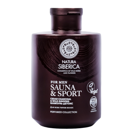 Շամպուն «Natura Siberica Detox Sauna&Sport Men» 300մլ