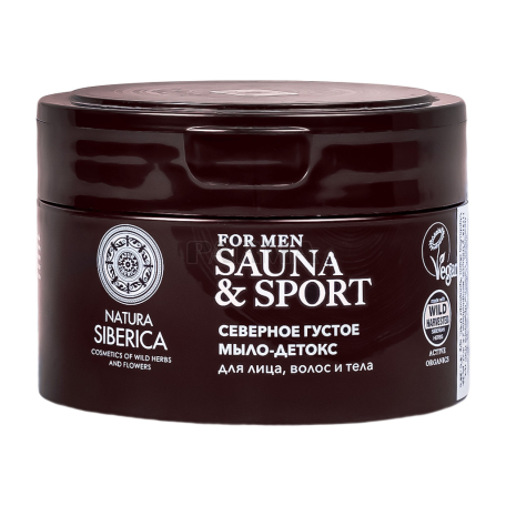 Օճառ «Natura Siberica Sauna&Sport Men» դետոքս 250գ