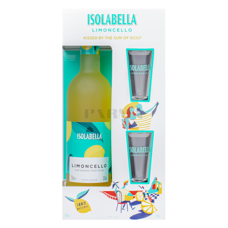 Լիկյոր «Isolabella Limoncello» +2 բաժակ 700մլ