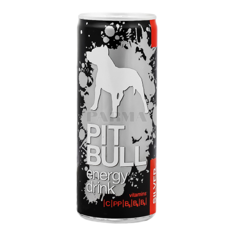 Էներգետիկ ըմպելիք «Pit Bull Silver» 250մլ