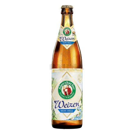 Գարեջուր «Alpirsbacher Klosterbrau Weizen» բաց 500մլ