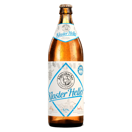 Գարեջուր «Alpirsbacher Klosterbrau Kloster Helles» բաց 500մլ