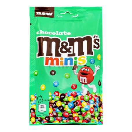 Դրաժե «M&M՝s Minis» շոկոլադ 115գ