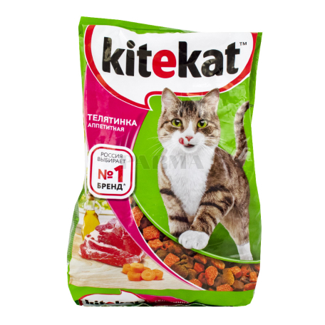 Կատվի կեր «Kitekat» չոր, հորթի մսով 350գ