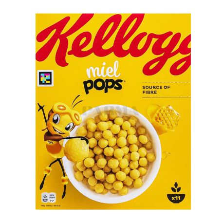 Եգիպտացորենի գնդիկներ «Kellogg's Miel Pops» մեղր 330գ