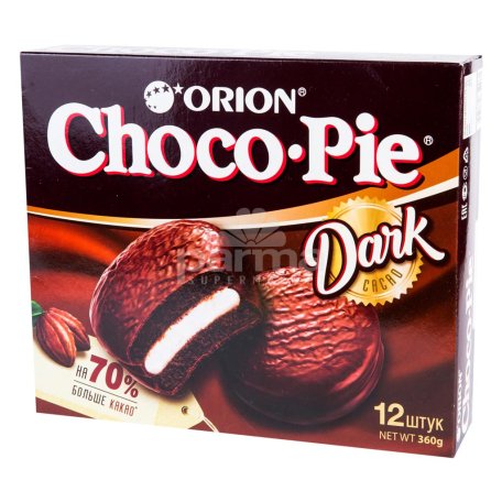 Թխվածքաբլիթ «Choco-Pie» մուգ 360գ