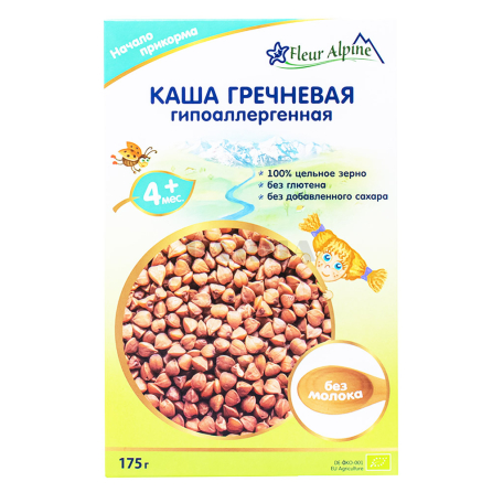 Շիլա «Fleur Alpine» հնդկաձավար, առանց կաթի 175գ