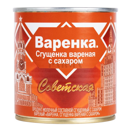 Сгущенный молокосодержащий продукт `Советская` с сахаром 370г