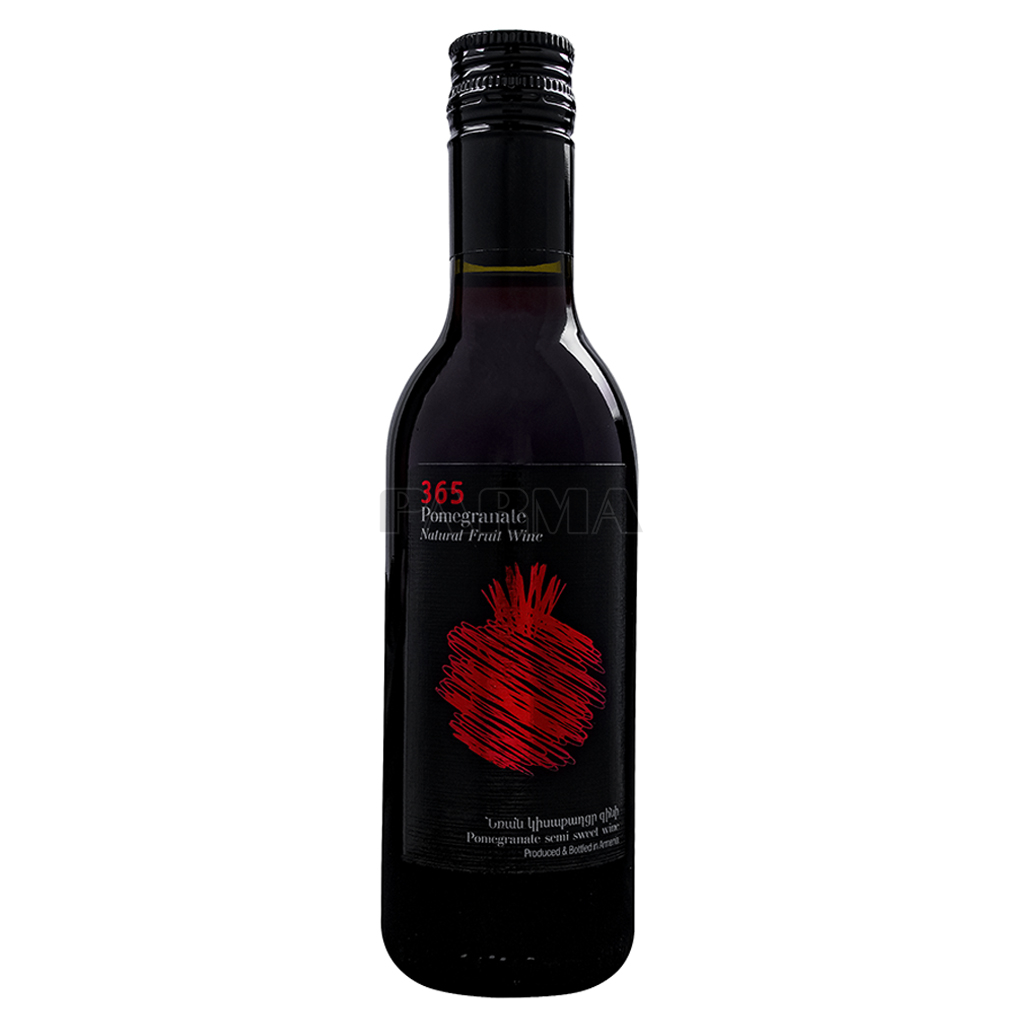 365 Wine "365" pomegranate, red, semi-sweet 187ml
