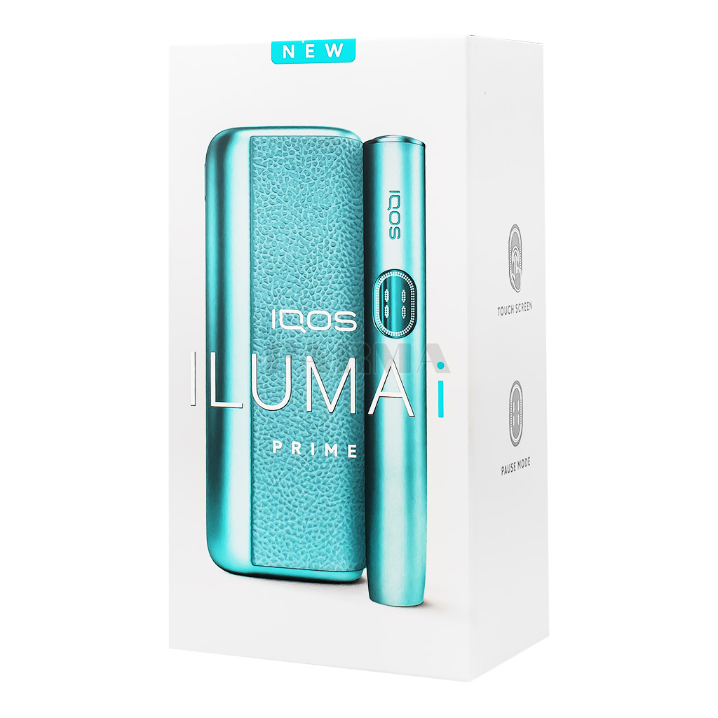 Tobacco heating system IQOS Iluma Prime Breeze Blue no burning, ash, smoke | PARMA.AM Tobacco heating system IQOS Iluma Prime Breeze Blue no burning, ash, smoke | PARMA.AM