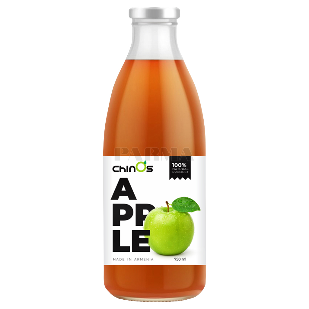 Natural juice "Chino`s" apple 750ml