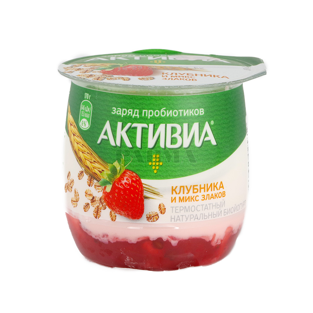 Danone activia tvorozhnaya td bi desert strawberry 0.13kg v p 4.2% (4600605014837)